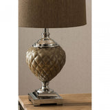 Ulla Table Lamp, Glass, Iron, Linen