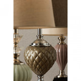 Ulla Table Lamp, Glass, Iron, Linen