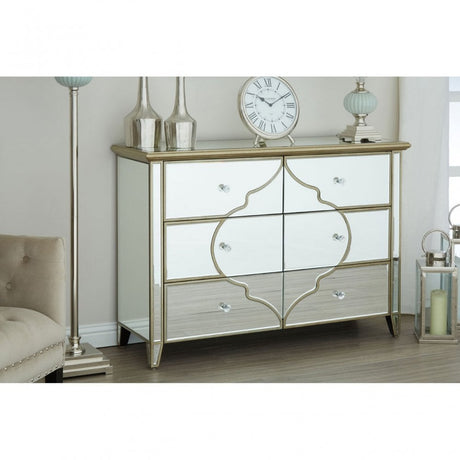 Ulyana Table Lamp, Crystal, Glass, Iron, Linen