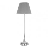 Uri Table Lamp, Crystal, Iron, Linen