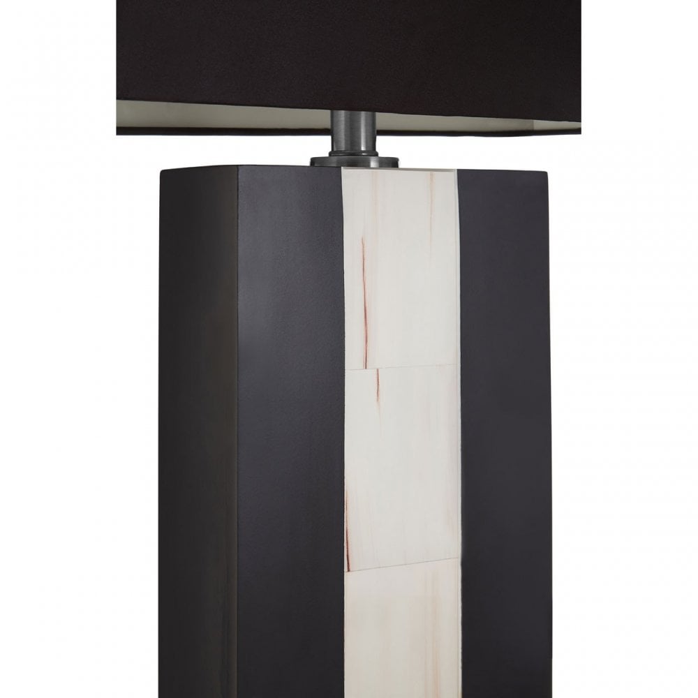 Oxlane Oxlane Churchill Table Lamp, Aluminium, Brass, Leather, Iron, Steel, Brown