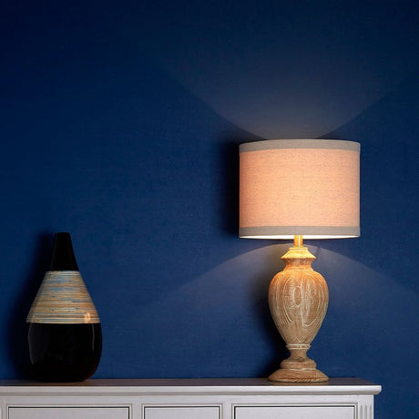 Antlia Table Lamp, Wood, Natural