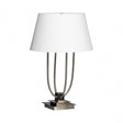 Buffet Regents Table Lamp, Metal, Silver