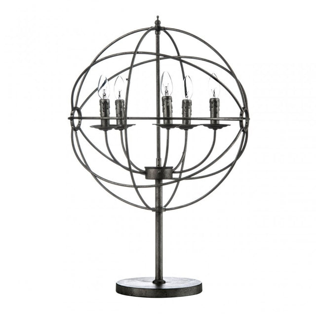 Orbital Table Lamp, Chromed Metal