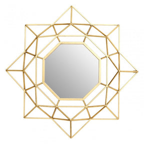 Farran 2 Sided Wall Mirror, Glass, Iron, Champagne
