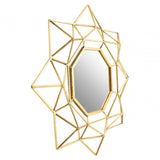 Farran 2 Sided Wall Mirror, Glass, Iron, Champagne