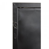 Descartes Triangular Design Wall Mirror, Black