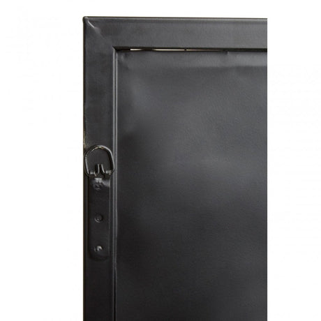 Descartes Triangular Design Wall Mirror, Black