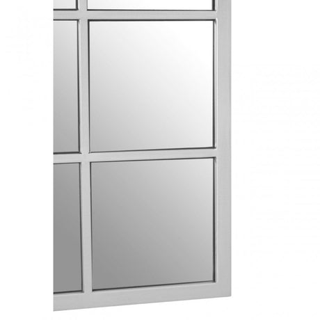 Descartes Medium Wall Mirror, Silver