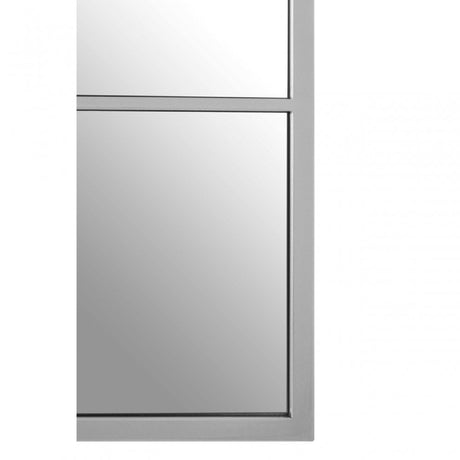 Descartes Medium Wall Mirror, Silver
