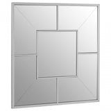 Descartes Large Solar Effect Wall Mirror, Mirrored Glass, Stainless Steel, Silver