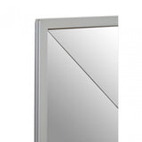 Descartes Large Solar Effect Wall Mirror, Mirrored Glass, Stainless Steel, Silver