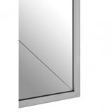Descartes Large Solar Effect Wall Mirror, Mirrored Glass, Stainless Steel, Silver