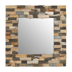 Artefacto Tile Wall Mirror, Multi-Coloured