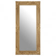 Chloe Wall Mirror, Wood, Mirrored Glass, Wood, Natural
