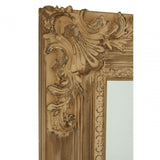 Chloe Wall Mirror, Wood, Mirrored Glass, Wood, Natural