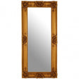 Carmen Wall Mirror, Wood, Mirrored Glass, Wood, Gold