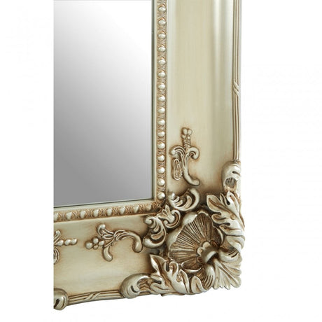 Cara Wall Mirror, Wood, Mirrored Glass, Wood, Silver