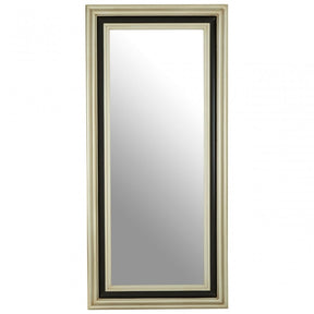Camila Wall Mirror, Wood, Mirrored Glass, Wood, Silver