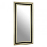 Camila Wall Mirror, Wood, Mirrored Glass, Wood, Silver