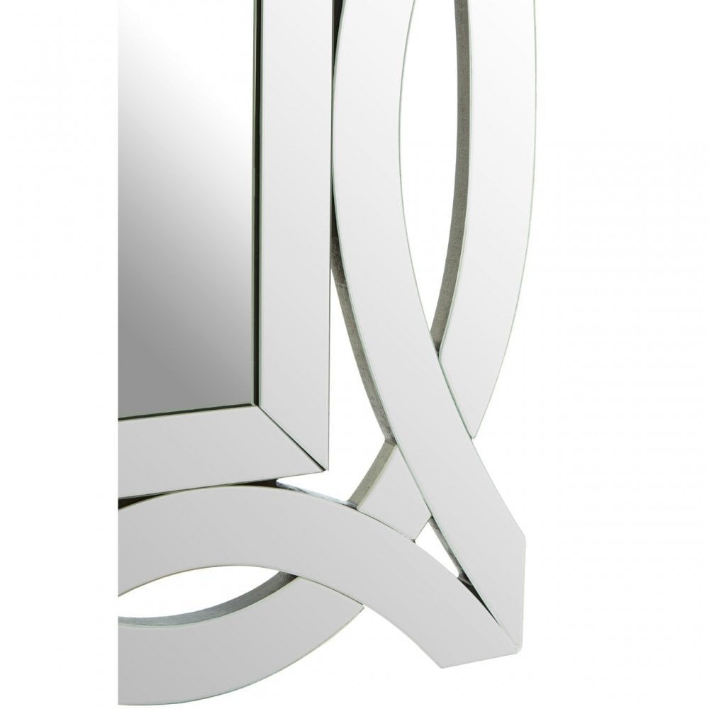 Ginnette Wall Mirror, Silver