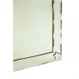 Rizzar Arched / Star Detail Wall Mirror, Glass, Plywood, Black