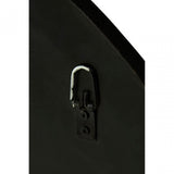 Rizzar Bubble Effect Convex Wall Mirror, Glass, Plywood, Black