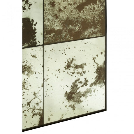 Rizzar Mozaic / Speckled Wall Mirror, Glass, Plywood, Black