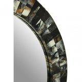 Marlox Antique Green Wall Mirror, Mirrored Glass, Green