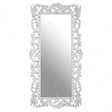 Geonna Wall Mirror, Crystal Mirror, Silver