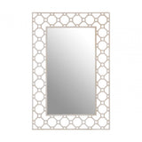 Zodiac Arabesque Wall Mirror, Glass, Silver