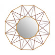 Zodiac Geo Wall Mirror, Glass, Gold