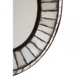 Rizzar Oval 3D Mozaic Wall Mirror, Glass, Plywood
