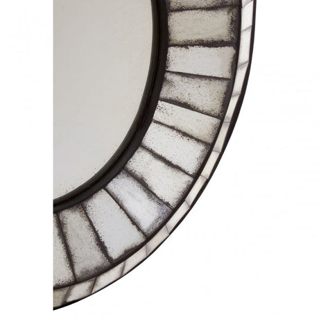 Rizzar Oval 3D Mozaic Wall Mirror, Glass, Plywood