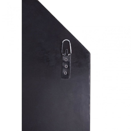 Rizzar Venetian Wall Mirror, Glass, Plywood, Black