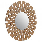 Geela Wall Mirror, Crystal Mirror, Silver