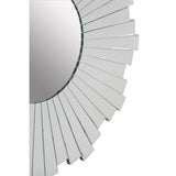Gwenna Wall Mirror, Crystal Mirror, Silver