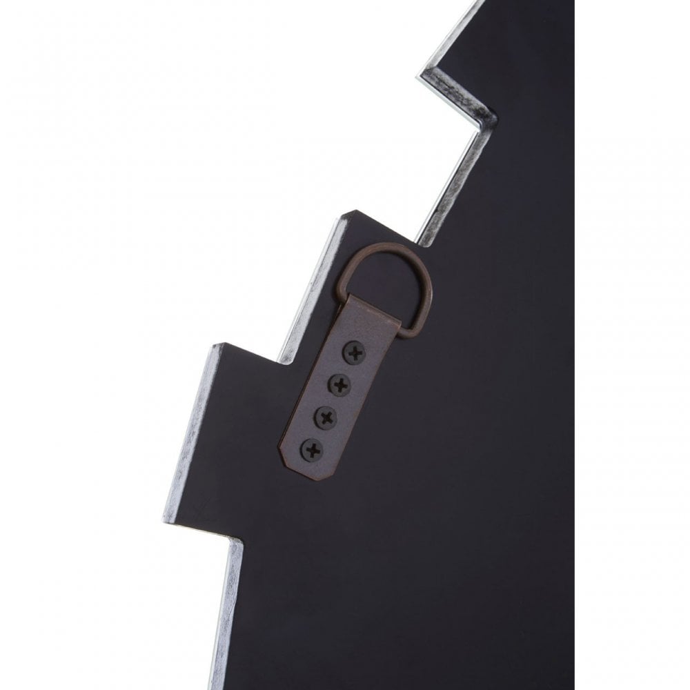 Gwenna Wall Mirror, Crystal Mirror, Silver