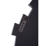 Gwenna Wall Mirror, Crystal Mirror, Silver