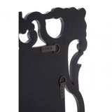 Gisela Wall Mirror, Crystal Mirror, Silver