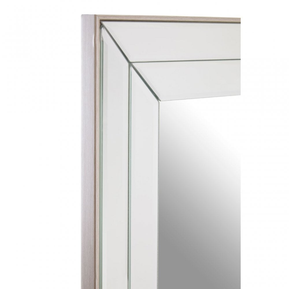 Susan Wall Mirror, Mirrored Glass, Clear