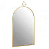 Farran Bird Top Wall Mirror, Glass, Iron, Champagne