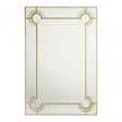 Knigh Wall Mirror, Wood, Mirrored Glass, Clear
