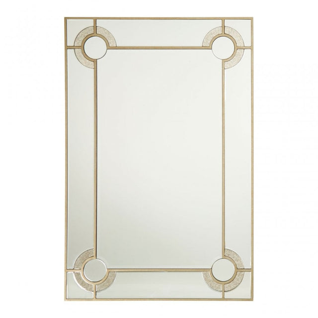 Knigh Wall Mirror, Wood, Mirrored Glass, Clear