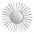 Farran Sun Wall Mirror, Glass, Iron, Silver