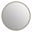Saska Wall Mirror with Antique Silver Frame, Mirrored Glass, Silver