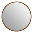 Saska Antique Gold Finish Wall Mirror, Mirrored Glass, Gold