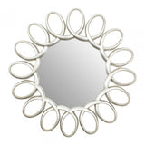 Sabatino Wall Mirror, Glass, Silver