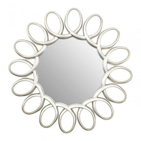 Sabatino Wall Mirror, Glass, Silver