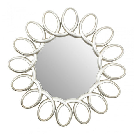 Sabatino Wall Mirror, Glass, Silver